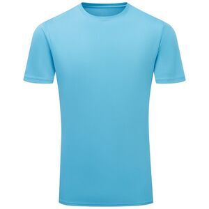 TriDri Mens Ion-Charge Textured Recycled T-Shirt / Turquoise